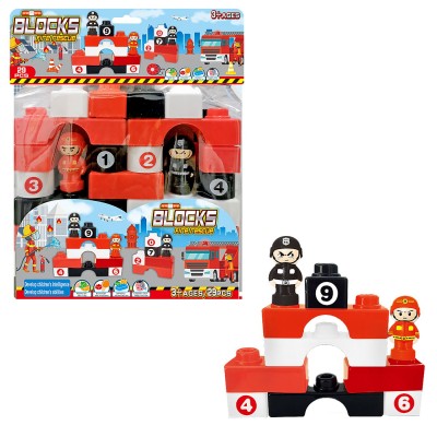 Τουβλάκια Πυροσβεστικό Σετ 28τεμ 24x28x7cm ToyMarkt 95453 Τουβλάκια Πυροσβεστικό Σετ 28τεμ 24x28x7cm ToyMarkt 95453