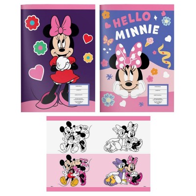 Τετράδιο Καρφίτσα 40φ Minnie 25χ17cm Disney 000564979