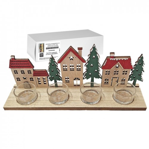 Κηροπήγιο Παράσταση για 4 Ρεσώ 30x11x7,5cm Xmasfest 1133915
