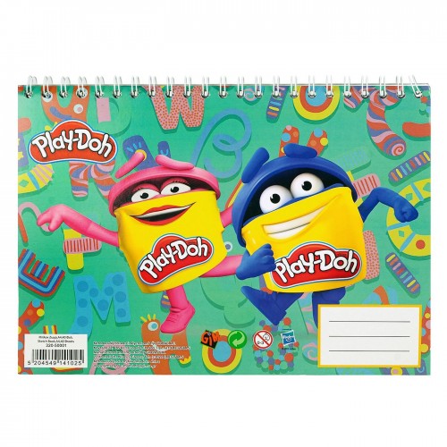 Μπλοκ Ζωγράφικης Σπιράλ  Play  Doh Α4, Gim 320-20004