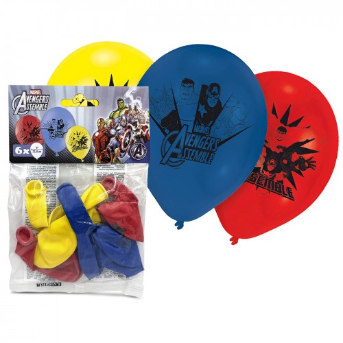 Σετ 6 Μπαλόνια Avengers 22,8 cm 9