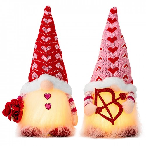 Νάνος Διακοσμητικός Valentine με φως 29cm ToyMarkt 99567