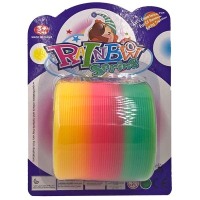 Ελατήριο Rainbow 7.5x6.5cm σε Καρτέλα 12x16x8cm ToyMarkt 913063