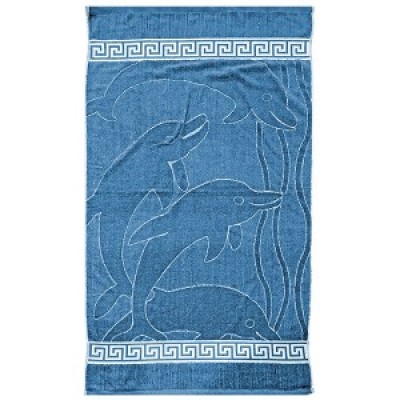 Πετσέτα Θαλάσσης Ζακάρ Μονόχρωμη 75x150cm  ~450gr SummerTiempo 62845