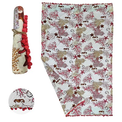 Παρεό Βαμβακερό με pom pom 90x160cm SummerTiempo 622720 Παρεό Βαμβακερό με pom pom 90x160cm SummerTiempo 622720