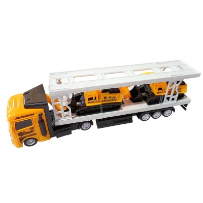 Νταλίκα Friction με 2 Δομικά Pull Back 34x11x8cm ToyMarkt 902315