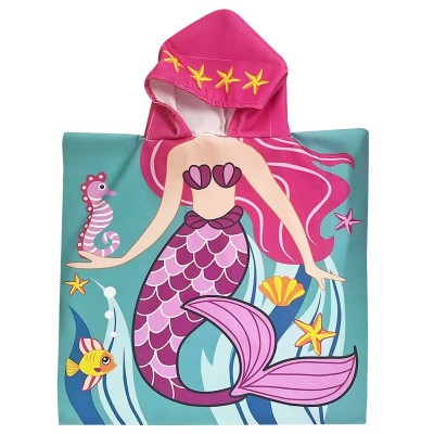 Πόντσο Παιδικό Θαλάσσης Microfiber 60x120cm SummerTiempo 622961