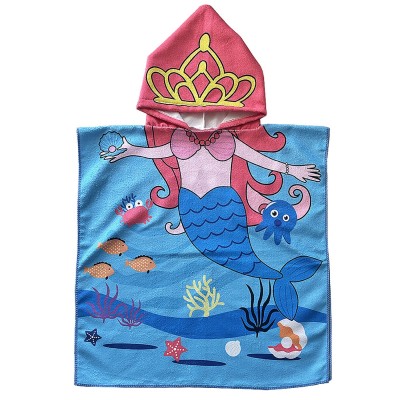 Πόντσο Παιδικό Θαλάσσης Microfiber 60x120cm SummerTiempo 622961