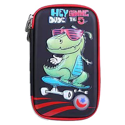 Κασετίνα 3d Μεγάλη Δεινόσαυρος με Skate 23x13x4,5cm JustNote 703216