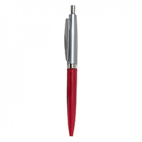 Στυλό Κλιπ Ασημί Κεφάλι Ballpoint 1.0mm  JustNote 8076