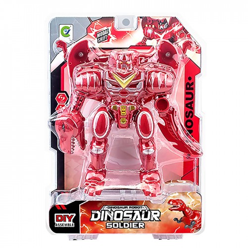 Robot-Δεινόσαυρος 2 σε 1 σε Καρτέλα 26x19x6cm ToyMarkt 913565