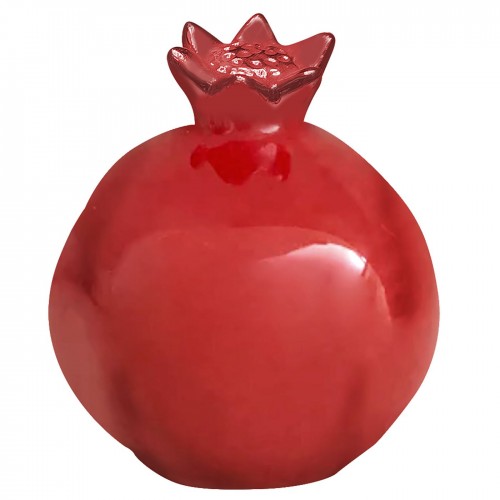 Ρόδι Κεραμικό Κόκκινο Γυαλιστερό 10,5x9,5cm Xmasfest 1133863