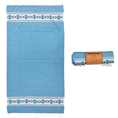 Πετσέτα Θαλάσσης Pestemal Ματάκια σε Σειρά ~280g 90x180cm SummerTiempo 623188