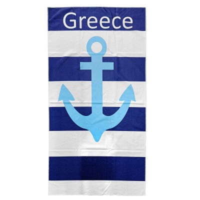 Πετσέτα Θαλάσσης Τυπωμένη Microfiber 70x140cm   245gr SummerTiempo 622154