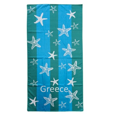Πετσέτα Θαλάσσης Τυπωμένη Microfiber 70x140cm   245gr SummerTiempo 622154