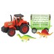 Τρακτέρ Friction με Ρυμούλκα 31x12x11cm ToyMarkt 902370