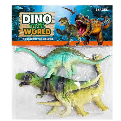 3 Δεινόσαυροι 16cm σε Σακουλάκι 20x16x3cm ToyMarkt 913662