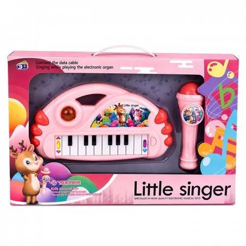 Αρμόνιο με Μικρόφωνο mp3 & φως 41x5,5x27cm ToyMarkt 96192