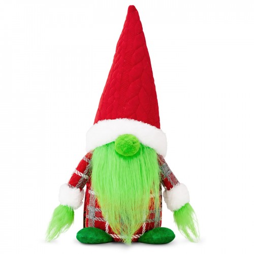 Φιγούρα Διακοσμητική Gnome Πράσινα Μούσια 26cm Xmasfest 1134203
